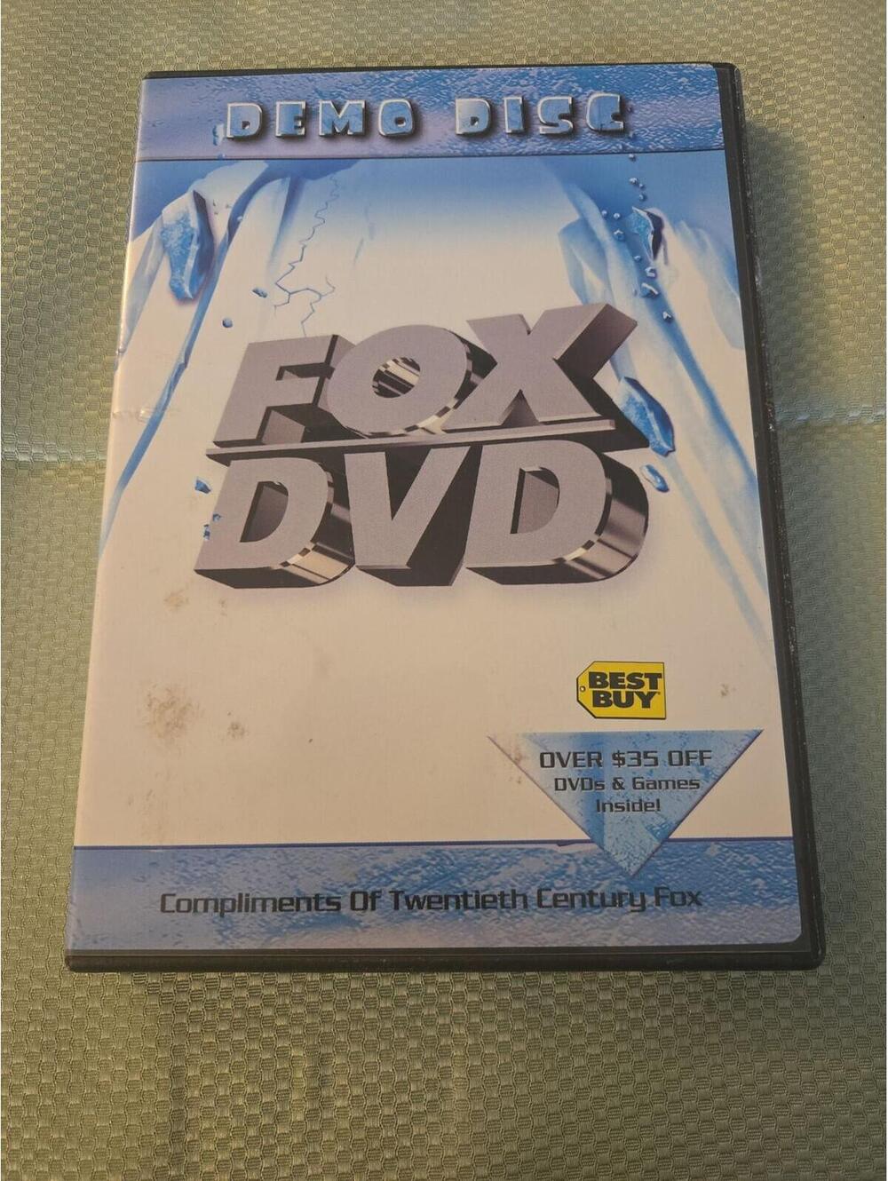 Vintage 2002 Fox DVD Promo Demo Disc Best Buy Exclusive - Picture 1 of 4